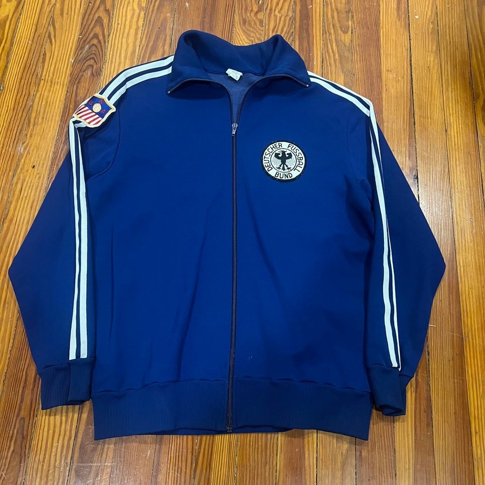 1970s Adidas West Germany Anthem Soccer Track Jacket size L